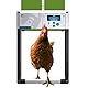 Hühnerklappe Automatisch ChickenGuard All-in-One, Hühnerstalltürfarben in Vier Farben, Timer/Lichtsensor, Auto-Stop, Raubtiersicher, Wintermodus-Power-Boost, Batterien Enthalten (Grün + Batterien)