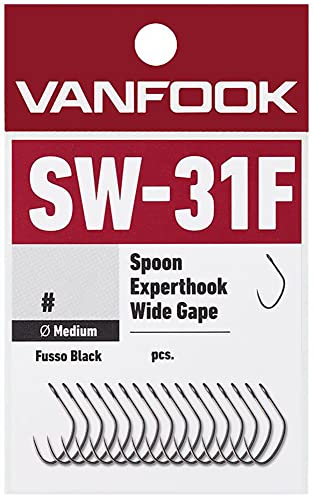 Vanfook 40418 Spoon Experthook Wide Medium SW-31F Fusso Black #8