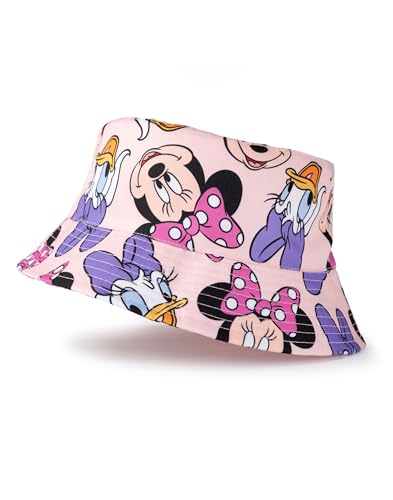 Disney Minnie Mouse Girls Pink Hat & Cap Set | Lightweight Character Hats | Sun Protection3