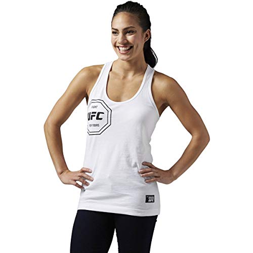 Débardeur Reebok UFC Fan blanc Medium vêtement sport de combat sans manches