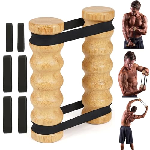 Équipement d'entraînement poitrine et abdominaux Ripstick en bois avec bandes