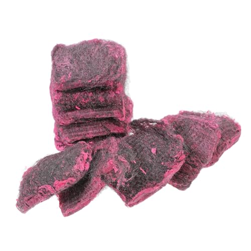 SOESFOUFU 10pack Stainless Steel Wool Scrubbers Heavy Duty Utensil Cleaning Pads for Kitchen and Bathroom for Removing Stubborn Grease and Grime Durable and Reusable