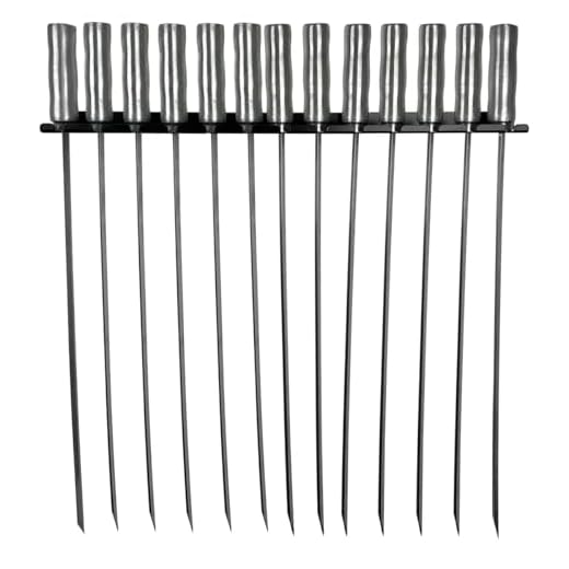 Suporte para 13 Espetos de Churrasco de Parede