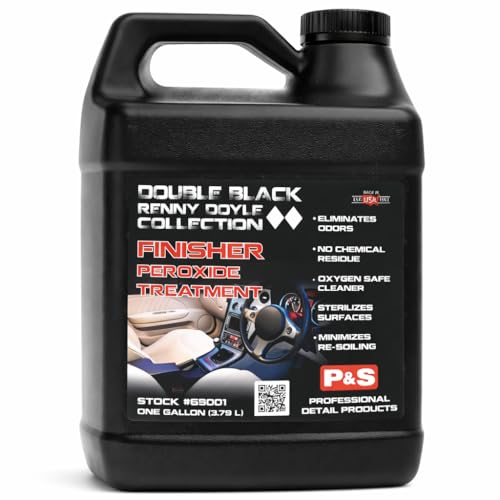 P & S PROFESSIONAL DETAIL PRODUCTS Finisher Peroxide Treatment – Odor & Stain Eliminator, Breaks Down Organic Residue, Reduces Re-Soiling, No Chemical Residue - 1 Gallon