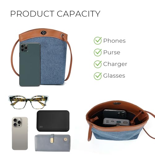 Crossbody Purses for Women Trendy Denim Small Cross Body Bag for Cell Phone Wallet3