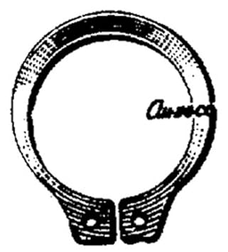 AMZ Clips And Fasteners 50 35mm External Retaining Rings Phosphate & Oil
