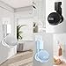 ZUOLACO Wall Mount Holder for Echo Dot 5th Generation, Outlet Hanger Stand for Echo Dot (5th & 4th Gen), Space-Saving Dot Accessories with Built-in Cable Management, Hide Messy Wires, Black