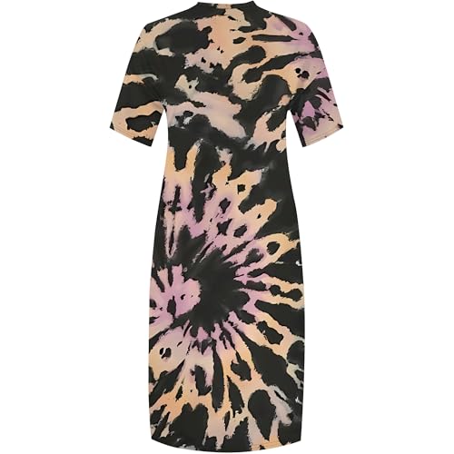 Image of SUZONANA Plus Size Dresses for Curvy Women Maxi Dress Tie Dye Oversized Summer Outfits Short Sleeve Long Casual Sundresses 5XL