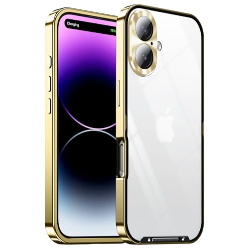 Coque iPhone 16 Pro Max en aluminium galvanisé et polycarbonate mat transparent