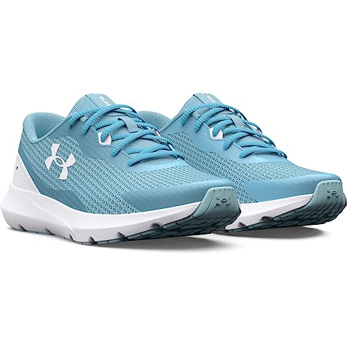 Image of Under Armour Surge 3 Sneakers for Women - Breathable Mesh Upper and Lace up Closure, Sturdy and Durable Shoes