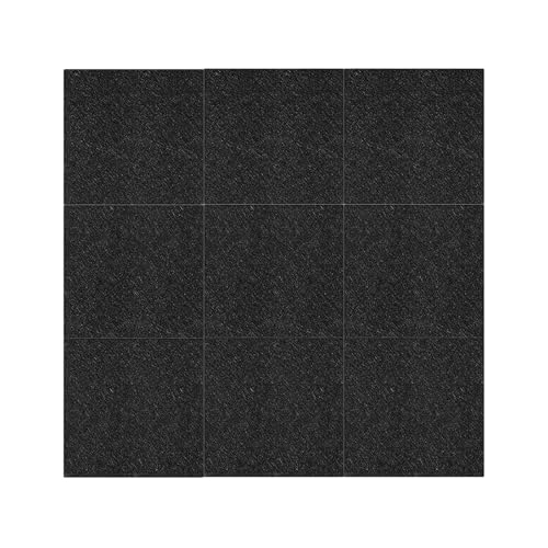 Panel de pared de fieltro autoadhesivo y escudo textil modular de 9 piezas