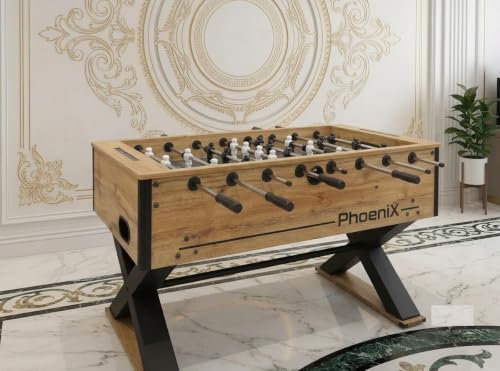 Image of BOOT BOY 'Phoenix' Foosball Table II Soccer Game for Adults II Strong Fooseball Table II Perfect to Handle Tough Games at Offices, Clubs, Resorts, Colleges, Men's Cave II 55 * 30 * 35 Inches /L*B*H