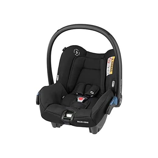 Maxi-Cosi Citi, Silla Auto Grupo 0+, Silla coche bebé portátil, bebé recién nacido hasta 12 meses, Color essential black