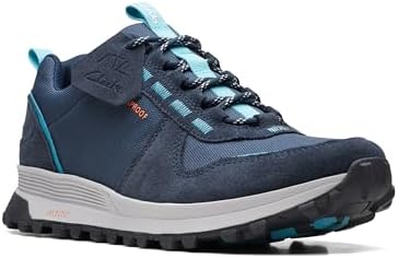 Clarks Men's ATL Trek Walk Waterproof Sneaker, Navy Multi, 9.5 | Image 2