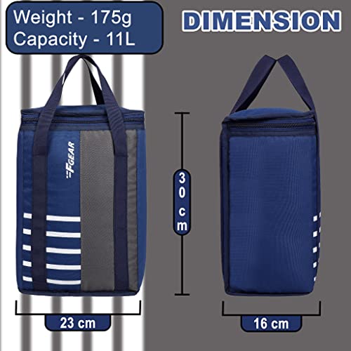 Image of F Gear Munch Navy Grey Lunch Bag (4224)