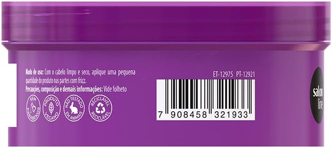 Salon Line, Balm, Meu Liso, Antifrizz, Vegano - Para Cabelos Lisos, 50 g