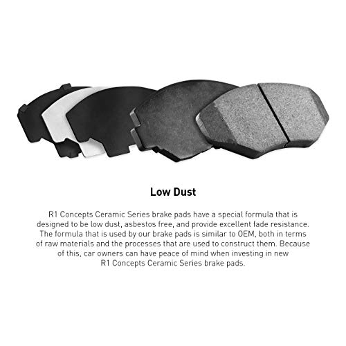 Image of R1 Concepts Ceramic Brake Pads 2310-2373-00 Rear