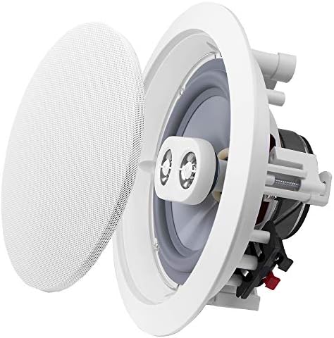 OSD Weatherproof 6.5” in-Ceiling Single Stereo - Dual Tweeter Speaker - ICE600TTWRS