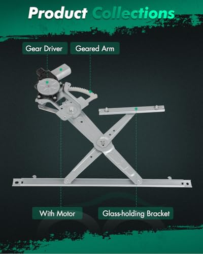 Image of SCITOO Power Window Regulator w /Motor for Mitsubishi Lancer 2008-2012