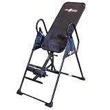 Body-Solid (BFINVER10B) Best Fitness Inversion Foldable Table, Lumbar Stretching and Strength Training Equipment for Professional Inversion Therapy, Home and Commercial Gym (Midnight Black)