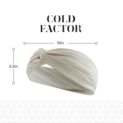 Image of COLD FACTOR Cooling Headband for Women and Men - UPF 50+ Advanced Evaporative Comfort, Instant Cooling Sweatband for Outdoor Sports, Fitness, Yoga, Hiking, Running, and Workout