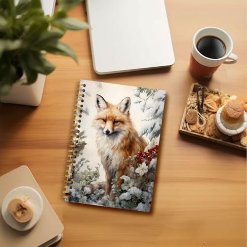 Carnet de composition de Noël et carnet de notes de Noël avec renard - 5