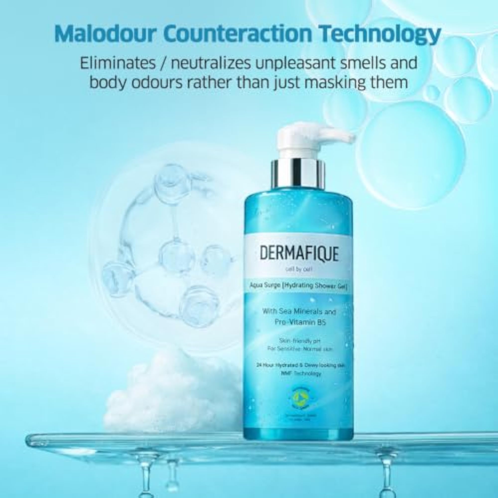 Aqua Surge Shower Gel, Hydrating Cleanser