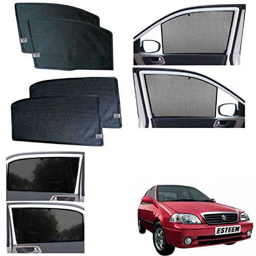 Image of WolkomHome car Fix Curtain Window Shades Half Curtains Sunshade for Esteem