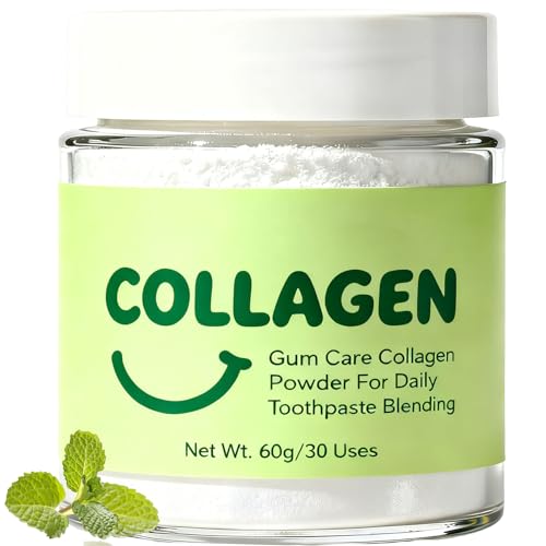 Collagen Tooth Powder, Smile Strengthening Collagen Powder for Gums and