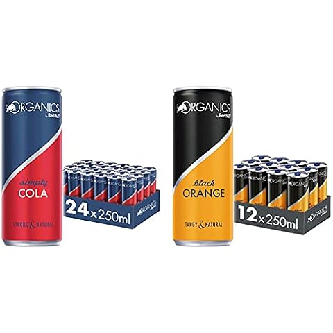 Organics by Red Bull Simply Cola Dosen Bio, 24er Palette, EINWEG & by Red Bull Black Orange Cover