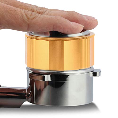 arythe Coffee Distributor Tamper Press Powder Coffeeware Espresso Distribution Tool glod 53mm