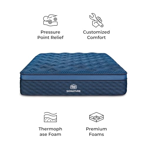 Image of Brooklyn Bedding Signature Hybrid Full 13 Inch Mattress, Soft Feel, CERTIPUR-US Certified Foam