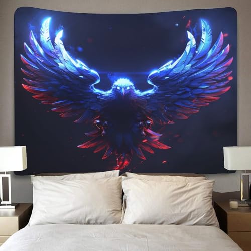Tenture murale 180cmx230cm grand format tissu lavable chambre - 4