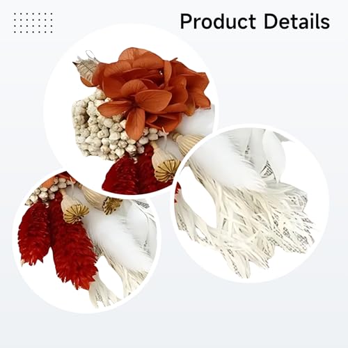 Set de 6 Boutonniers de Lagurus Secos estilo Bohemio miniatura 4
