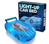Sleep Racer Comfy Cruiser Inflatable LED Bed - Blue - by AirCandy