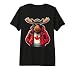 Funny Canada Flag Moose Sunglasses Canadian Flag Maple Leaf Premium Tri-blend T-Shirt