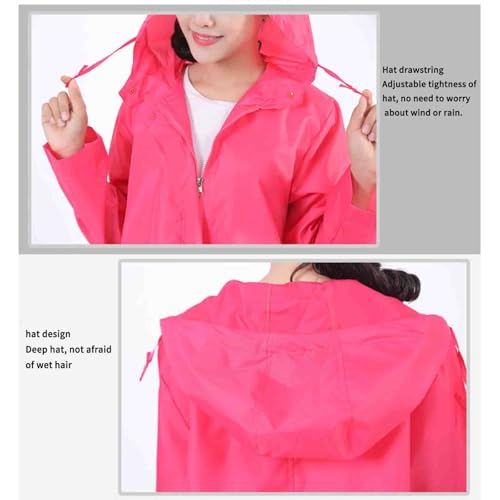 Poncho de chuva impermeável para adultos capa de chuva feminina embalável capa de chuva jaqueta de c