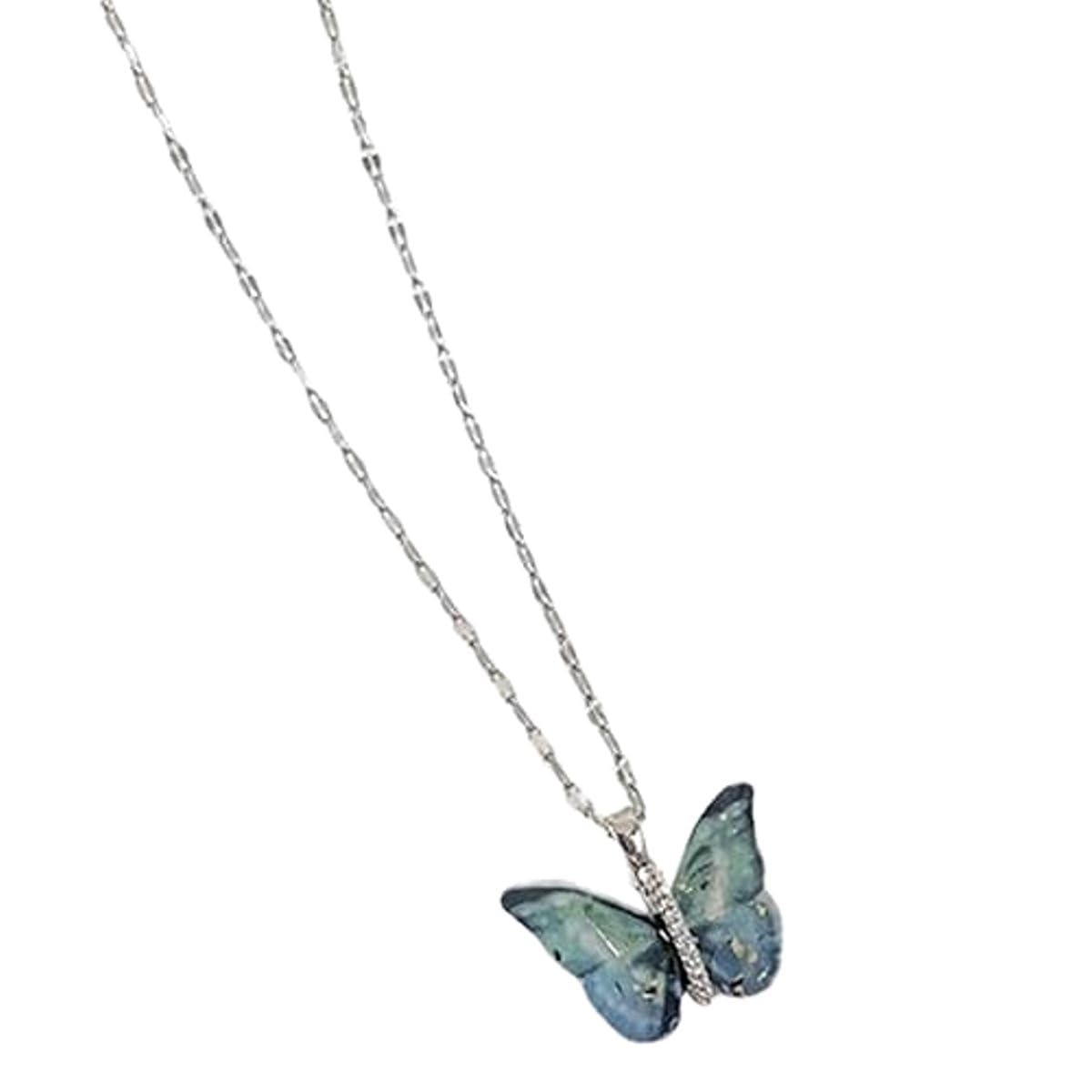 VR Creatives Butterfly Vibrant Blue Winged Beauty Pendant for Women & Girls | Necklace | Neck Chain | Locket | Fancy & Stylish | Birthday Gift | Aesthetic Jewellery | Accessories for Everyday Wear (B0D72YCFPX) Amazon Price History, Amazon Price Tracker