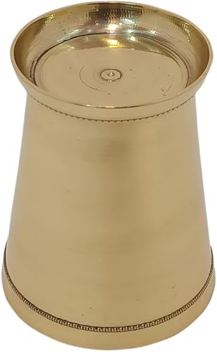 Miniatura 4 de Bona fide - Juego de 2 copas de latón con diseño liso, copas de champán de alta calidad, copas para beber vino, vasos para jugo de agua, leche,