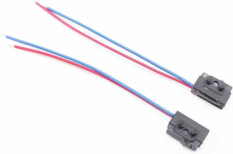 Microinterruptor da fechadura da porta LARBLL esquerdo e direito para VW Passat B5, Bora, Polo e Golf MK4 – 2 unidades