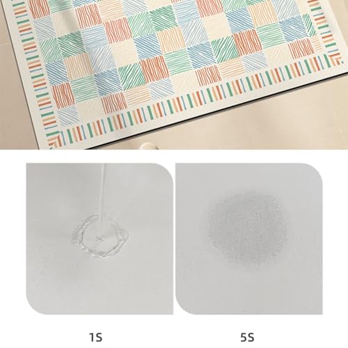 Tapis de bain en diatomite coloré haut de gamme absorbant 40x60