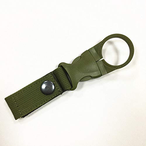 XBF-AirGuns, Multifonctionnel Alpinisme Hanging système Boucles de Ceinture Boucle Crochet Porte-clés Bouteille d'eau Clip Outils en Plein air (Couleur : Army Green) Cover