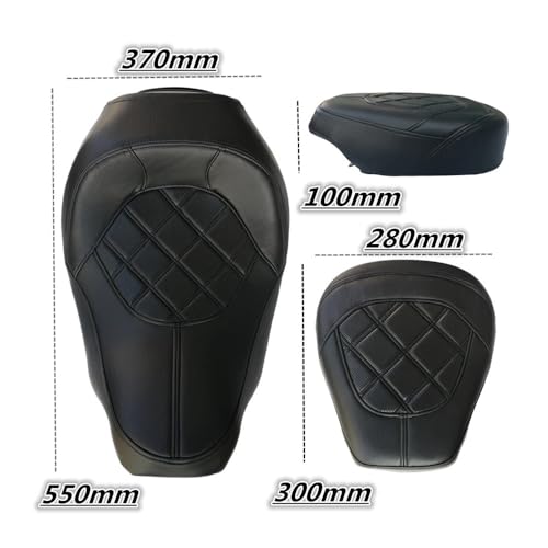 Asiento de dos plazas para motos Touring Road King y Street Glide modelos 2009 a 2020 3