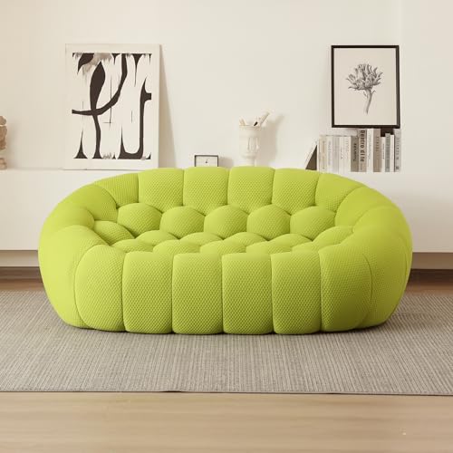 JACH 78.74'' Modern Bubble Sofa, Comfy Upholstered Loveseat Couch, Lazy