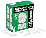 TOGGLER ALLIGATOR AF5 Flanged Anchor, Polypropylene, Made in US, For #4 to #9 Fastener Sizes (Pack o