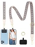 【Matériaux Durables】 - Fabriquée en polyester robuste, Faneam lanière téléphone portable résiste aux déchirures même sous forte traction, garantissant une sécurité optimale pour votre smartphone. Le matériau léger et lisse offre un confort exceptionnel au cou ou à l’épaule, idéal pour une utilisation prolongée lors de vos déplacements quotidiens ou voyages. Avec une largeur de 2,5 cm, elle allie durabilité et élégance sans compromettre le style.