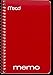 Mead Spiral Memo Notebook, 8 Pack, Pocket Notebook, College Ruled Paper, 3