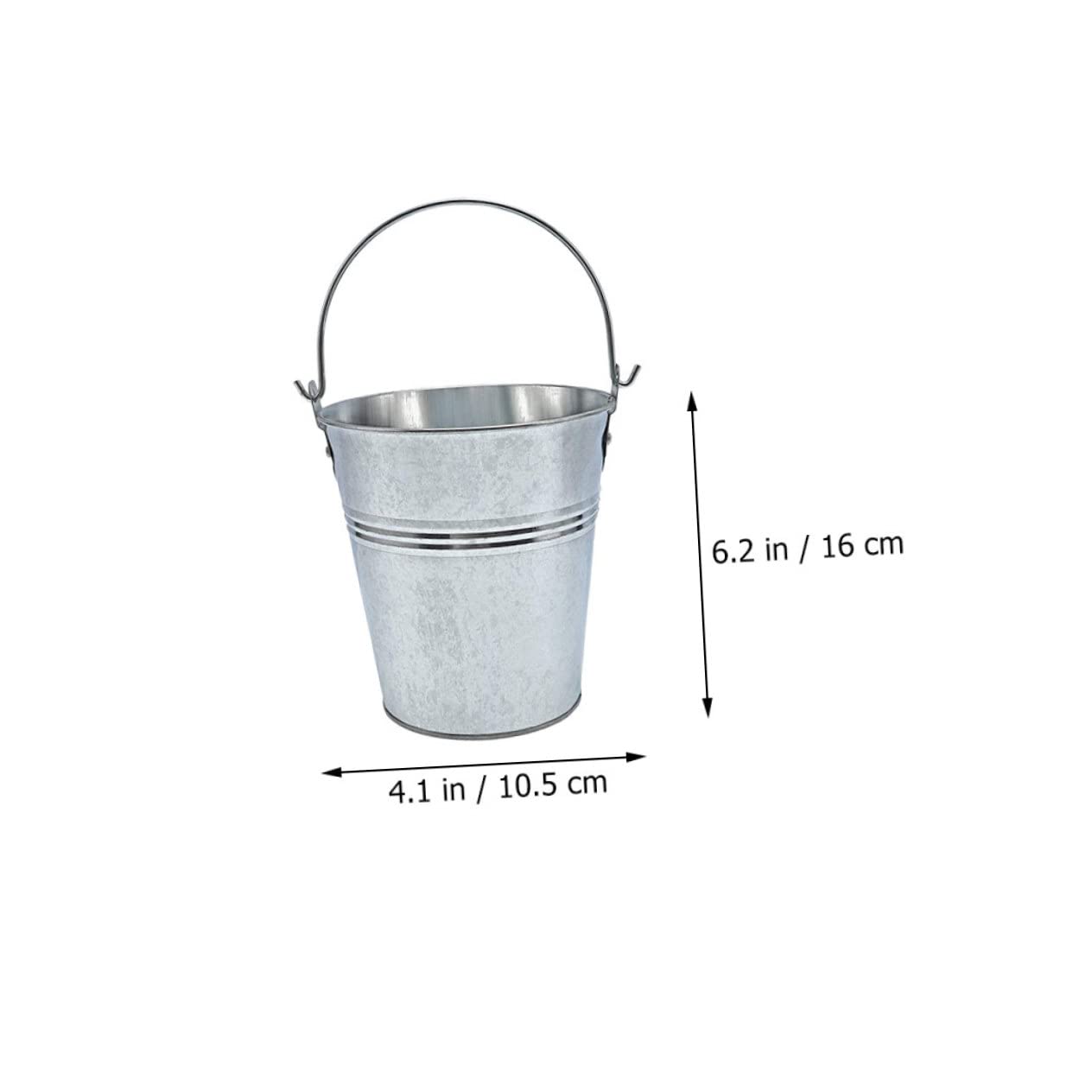 Secchiello Grasso Barbecue in Ferro Argento 10 Pezzi | Rivestimenti in Lamina per Secchi, Sostituzione Rapida e Facile da Riporre, per Bbq e Feste in Casa