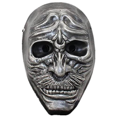 Generisch Hworks Masque Payday Vieil Homme Résine Full Face Mask Cosplay Costume Props for Halloween Party