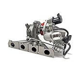 Rev9 TC-087_3 K04 F23T Turbocharger Manifold Upgrade, 57mm Billet Compressor Wheel, compatible with VW GTI MK5 2.0L DOHC Turbocharged 2006-2009